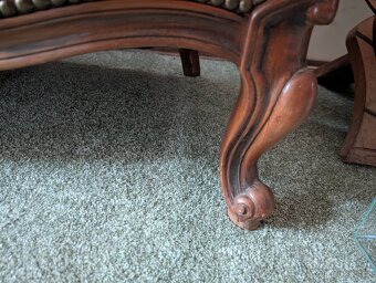 Gauč/sedačka kožená retro - 2