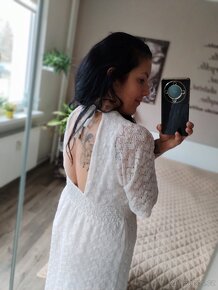 Romantické krajkované šaty XS - L - 2