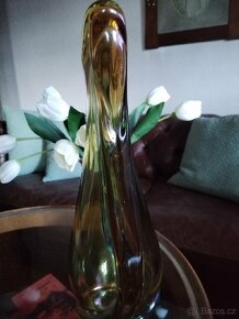 Velmi vysoká váza Moser - 2
