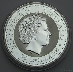 Stříbrná investiční mince Kookaburra 1000 g (1 kg) r.2009 - 2