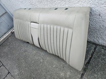Mercedes W126 kůže zadní opěradlo creme - 2