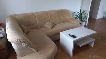Rozkládací rohová sedačka s úložným prostorem - 2
