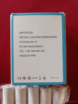 Mini tiskárna na thermo papír Nová - 2