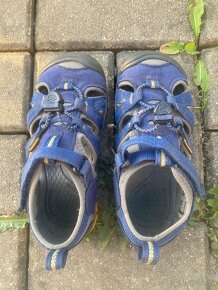 Sandále Keen, modré (blue depths/gargoyle), vel. US12, EU30 - 2