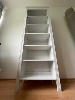 Ikea Hemnes - vysoká bílá knihovna - 2