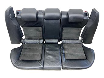 Sedačky černá kůže alcantara Škoda Octavia 2 sedan FL L&K 12 - 2
