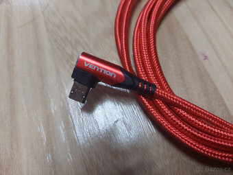 Kabel USB -> microUSB Vention Reversible 90° 2m - 2