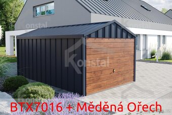 Plechová garáž moderní 3x5 AKČNÍ NABÍDKA - 2