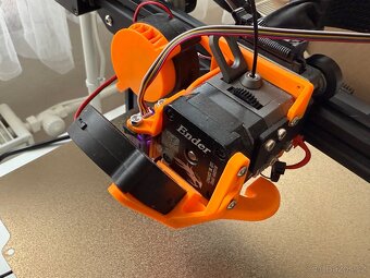 Silně upravená 3D tiskárna Ender 3 V2 + Klipper +RPi 4B +CYD - 2
