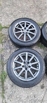 Alu kola R16 5x112, Rial milano, Zimní 205/55 - 2