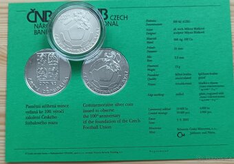 200kč ČNB BK provedení 2001 - Fotbalový svaz - 2