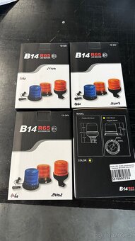 LED maják 12/24V oranžový - 2