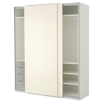 Šatní skříň Ikea PAX s posuvnými dveřmi Bergsfjord - 2