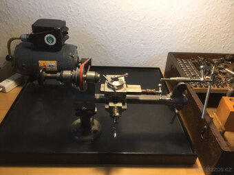 Soustruh, otočná židle, hodinář, modelář, Boley 8 mm, mnoho - 2