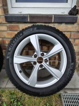 Disky Audi se zimními pneu Michelin Alpine6 225/50 R18 94H - 2