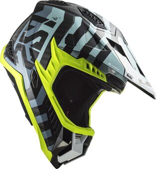 karbon carbonová přilba LS2 MX703 C X-force barrier - 2