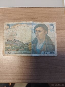 Bankovka 5 franků 1943 - 2