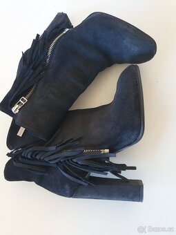 Polokozačky kožená vel. 37 - 2