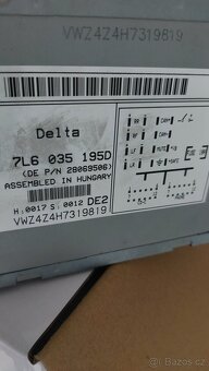 Rádio Delta6 z VW Touareg/Multivan/T5/7L6035195D - 2
