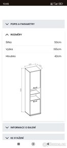 Sestava nábytku do dětského pokoje Qubic - 2