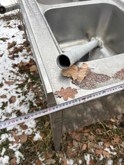 Nerezový gastro dvoudřez - 2