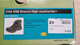 Prodám turistické boty Karrimor KSB Brecon, vel. 43, nové - 2