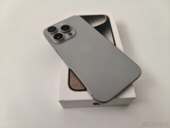 apple iphone 15 PRO 256gb Natural Titanium / Batéria 91% - 2