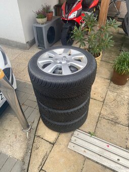 alu originalni opel rozmer 4x100x15,zimni 185 55 15 zanovni - 2