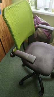 prodám SpinaliS Ergonomik, K601 – černozelená microfibra - 2