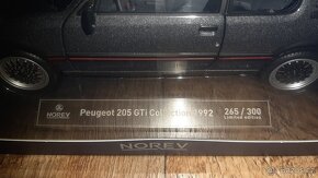 Norev 1/18 Peugeot 205 GTi šedá grafit - 2