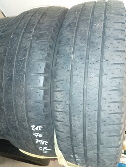 Prodám Michelin letní pneumatiky 215/70R15C - 2
