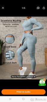 Sportovní fitness komplet/leginy - 2