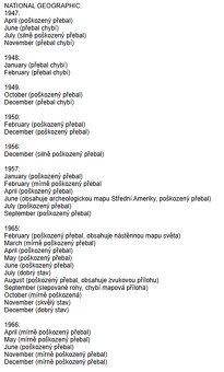 Daruji historické časopisy NATIONAL GEOGRAPHIC v angličtině - 2