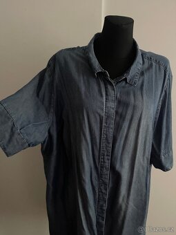 Džínová košile -šaty vel.XXXL/56 - 2
