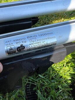 Střešní nosiče na hagusy 120 cm + 2x nosič kol Thule - 2