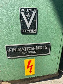 Prodáme : bruska Vollmer Finimat IV B 600 TS - 2