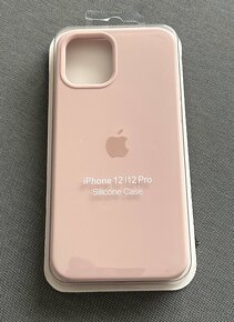 Silikonový kryt pro Apple iPhone 12 a 12 Pro s logem Apple - 2