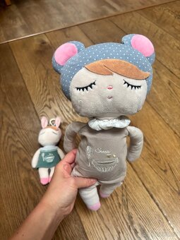 Dvě plyšové panenky 35 a 24 cm Metoo - 2