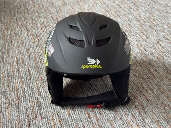 NOVÁ lyžařská helma SportPlus – černá, velikost XS - 2