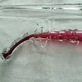 stare hutni barevne sklo vazy,misy,sklenice atd. - 2