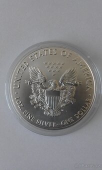 Stříbrné mince American Eagle 1 oz dva druhy - 2