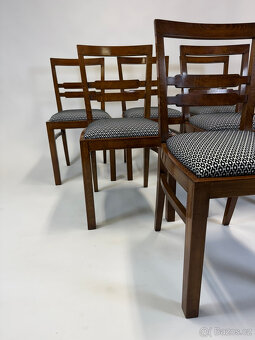 Nádherné prvorepublikové židle po renovaci 6 kusů - 2