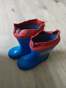 Holínky gumáky 26 pláštěnka s krtkem - 2