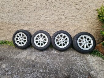 Alu kola Renault 4x100 R15 + pneu Continental - 2