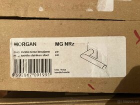Luxusní kování M&T Morgan magnetické rozety hranaté - 2