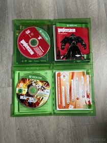 Xbox One hry - Wolfenstein (the new order / Dragonball (Xeno - 2