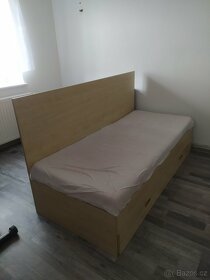 Dětská postel s úložným prostorem + matrace - 2