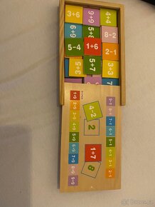Puzzle výukové - Kartičky s počty 81 ks - 2