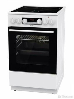 Sklokeramický sporák Mora C 5655 BW – bílý - 2