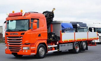 Scania G 410 - 6x2 - Valník + HR-HIAB 244 EP-5 – EURO 6 - 2